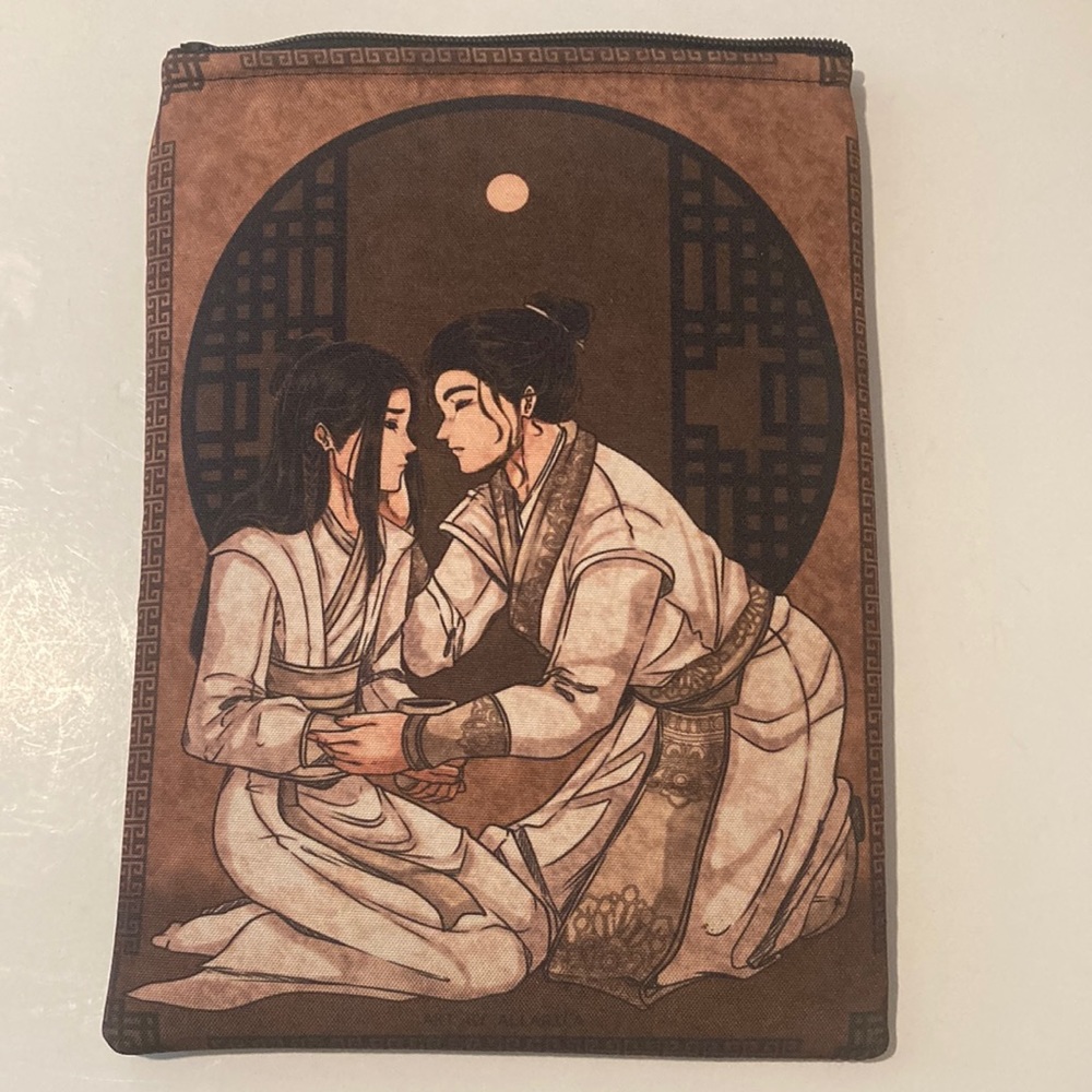 Tablet Sleeve Neoprene Zippered 8 by 11 inches Anime Art